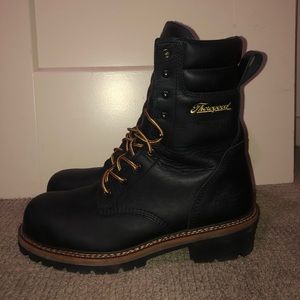 Thorogood loggers black composite Toe